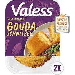 Foto van Valess vegetarische schnitzel milner gouda 2 stuks 180g bij jumbo