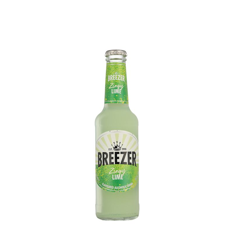 Foto van Bacardi breezer lime 27cl premix cocktails