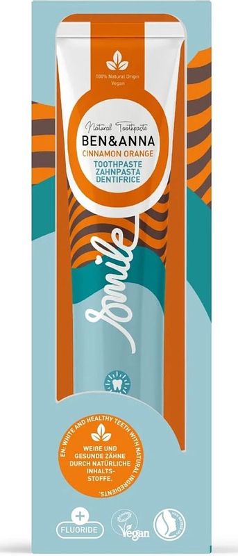 Foto van Ben & anna cinnamon orange toothpaste