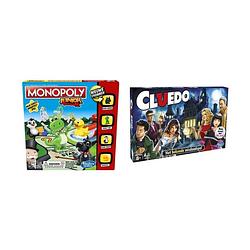 Foto van Spellenbundel - 2 stuks - monopoly junior & cluedo