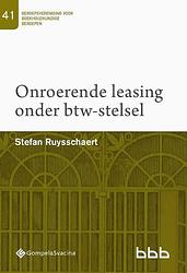 Foto van 41-onroerende leasing onder btw-stelsel - stefan ruysschaert - paperback (9789463711951)