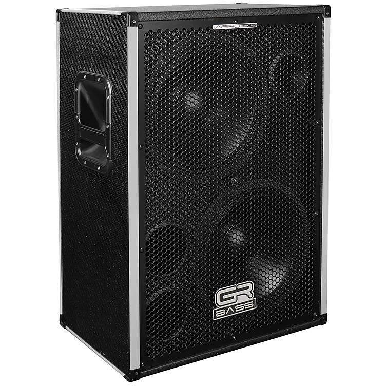 Foto van Grbass at212/4 aerotech 700w 2x12 basgitaarcabinet 4 ohm zwart