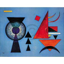 Foto van Wassily kandinsky - weiches hart kunstdruk 100x70cm