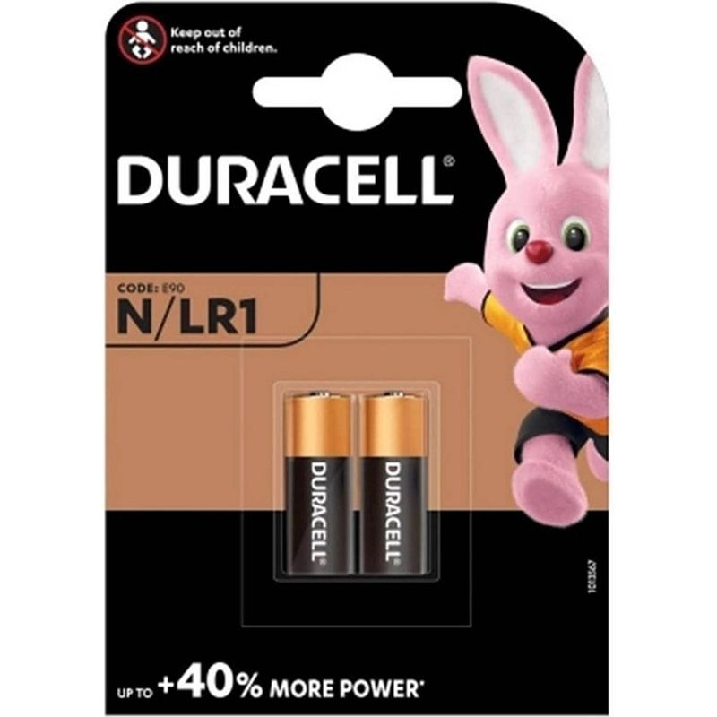 Foto van Duracell alkaline batterijen - mn 9100 lr1 1,5v