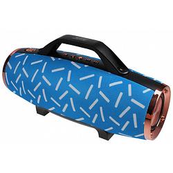 Foto van Wster speaker 2x10w bluetooth 34 cm polypropyleen blauw