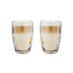 Foto van Premium latte macchiato glazen - 2 stuks