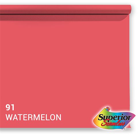 Foto van Superior achtergrondpapier 91 watermelon 1,35 x 11m