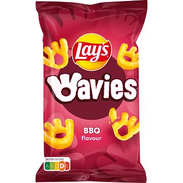 Foto van Lay'ss wavies bbq chips 115gr bij jumbo