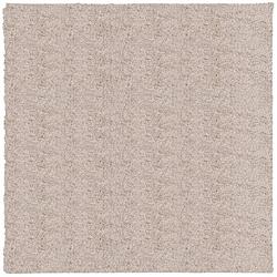 Foto van Vidaxl vloerkleed pamplona shaggy hoogpolig modern 240x240 cm beige