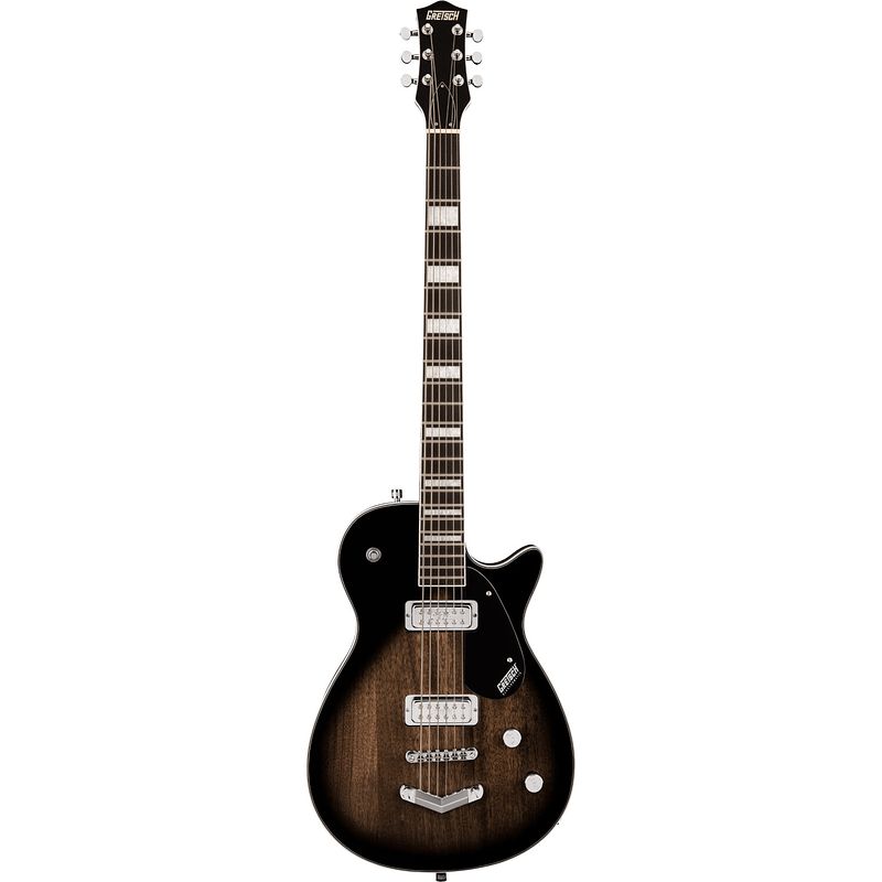 Foto van Gretsch g5260 electromatic jet baritone bristol fog elektrische baritongitaar