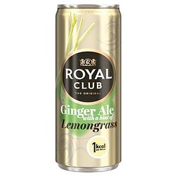Foto van Royal club ginger ale with a hint of lemongrass blik 0, 25l bij jumbo