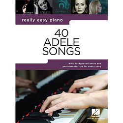 Foto van Hal leonard really easy piano 40 adele songs songboek voor piano