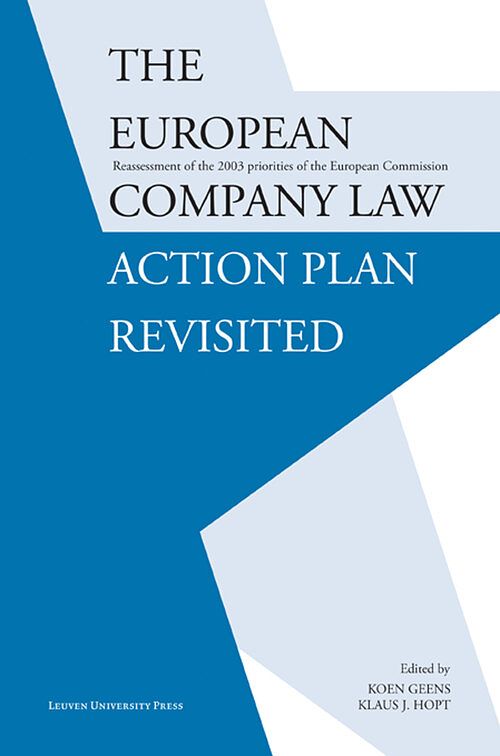 Foto van The european company law action plan revisited - ebook (9789461660084)