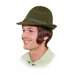 Foto van Groen tiroler hoedje hans verkleedaccessoire voor volwassenen - verkleedhoofddeksels