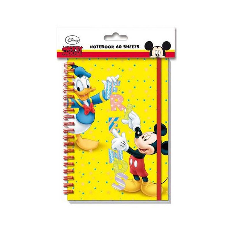 Foto van Disney notitieboekje mickey mouse junior a5 papier geel