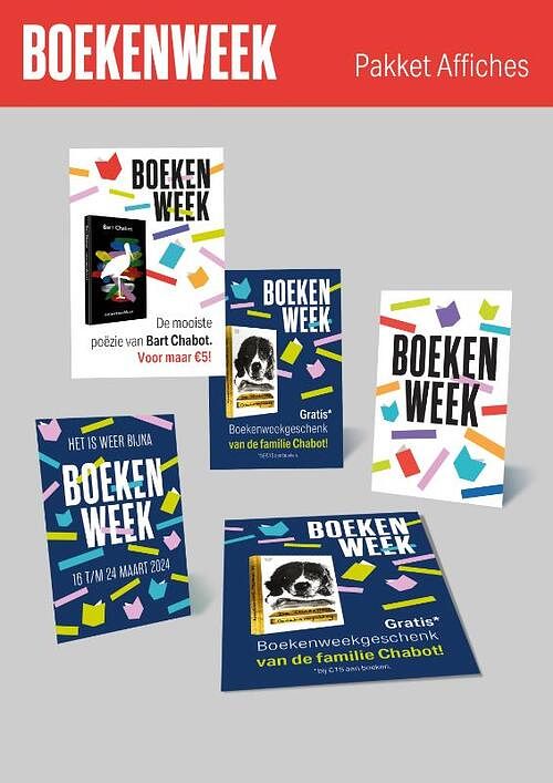 Foto van Boekenweek 2024 pakket affiches - pakket (9789059653542)