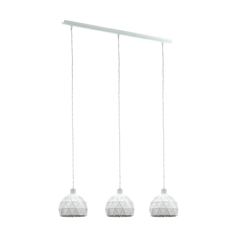 Foto van Eglo roccaforte hanglamp - e14 - 75 cm - wit