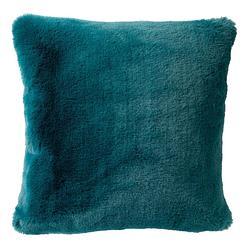 Foto van Dutch decor zaya - sierkussen unikleur galapagos green 45x45 cm - groen - groen