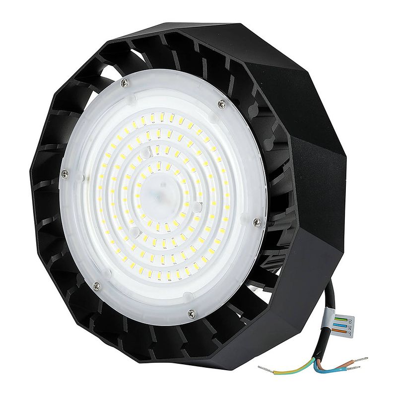 Foto van V-tac vt-9-105 zwarte reflector led highbays - samsung - sm - 120lm/w - ip65 - 100w - 12000 lumen - 4000k - 5 jaar