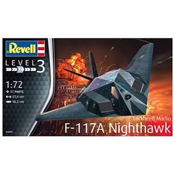 Foto van Revell modelbouwdoos f-117a nighthawk 27 cm schaal 1:72