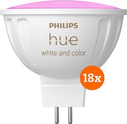Foto van Philips hue spot white and color mr16 18-pack