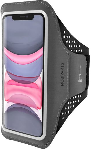 Foto van Mobiparts comfort fit sportarmband apple iphone 11 zwart