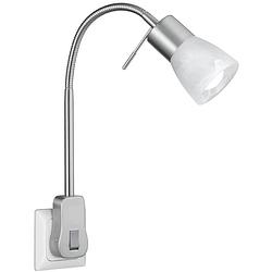 Foto van Trio wandlamp levisto led 4 x 40 cm staal 6w 3000k zilver