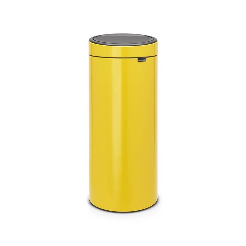 Foto van Brabantia touch bin 30 l - daisy yellow