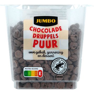 Foto van Jumbo chocodruppels puur 125g