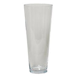 Foto van Conische vaas helder glas 43 cm - bloemenvaas