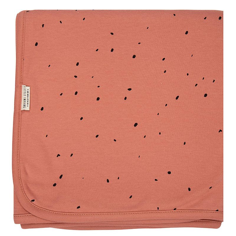 Foto van Little indians deken crib dots canyon 70 x 100 cm katoen rood