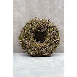 Foto van Couronne dikke krans met bonsai moss ø45cm