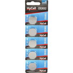 Foto van Cr2032 knoopcel lithium 3 v 200 mah hycell cr2032 5 stuk(s)