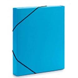 Foto van Pincello elastomap a4 23,5 x 32 cm karton blauw