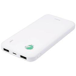 Foto van Deltaco - a nordic brand pb-s1000 powerbank 10000 mah lipo usb-a wit