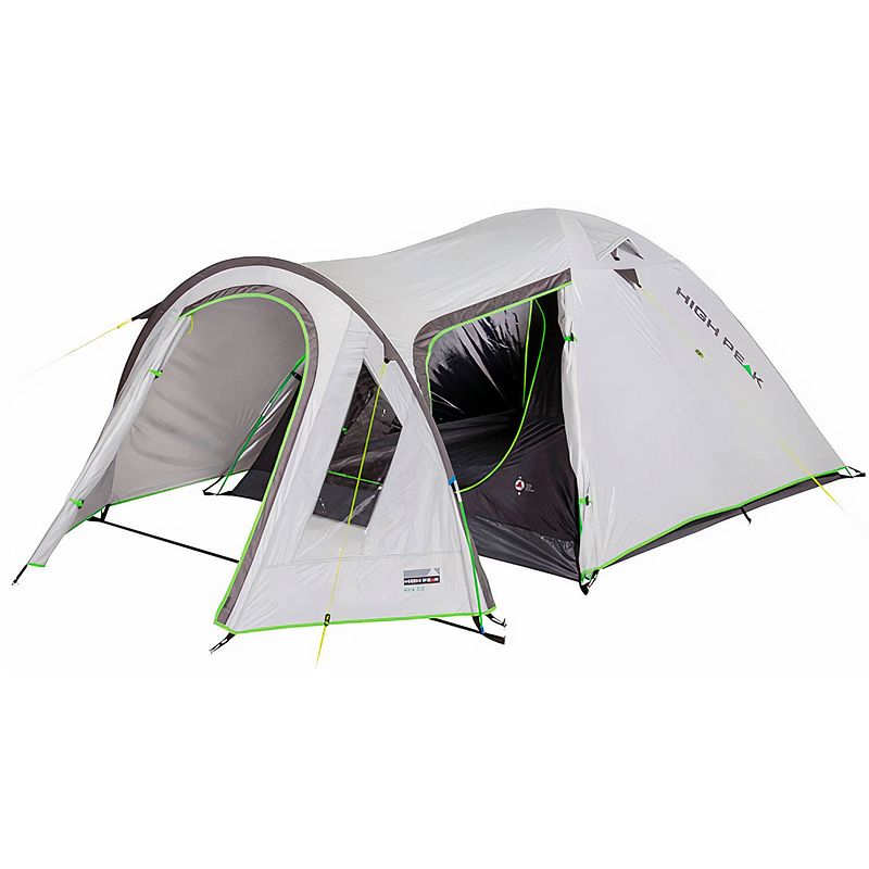 Foto van High peak koepeltent kira 5.0 355 x 280 x 160 cm grijs