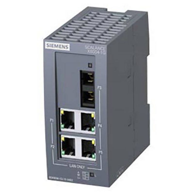 Foto van Siemens 6gk5004-1gl10-1ab2 industrial ethernet switch 10 / 100 / 1000 mbit/s