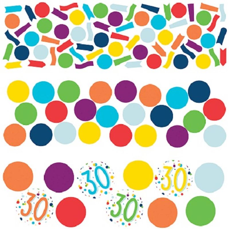 Foto van Amscan confetti 30 confetti birthday 34 gram papier