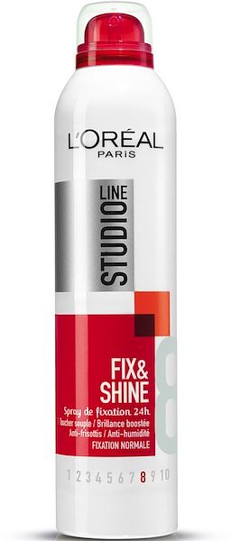 Foto van L'soréal paris studio line fix & shine fixing spray super strong