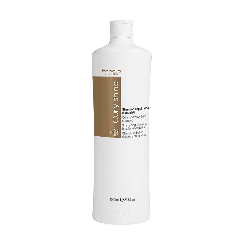 Foto van Curly shine shampoo voor krullend haar 1000ml