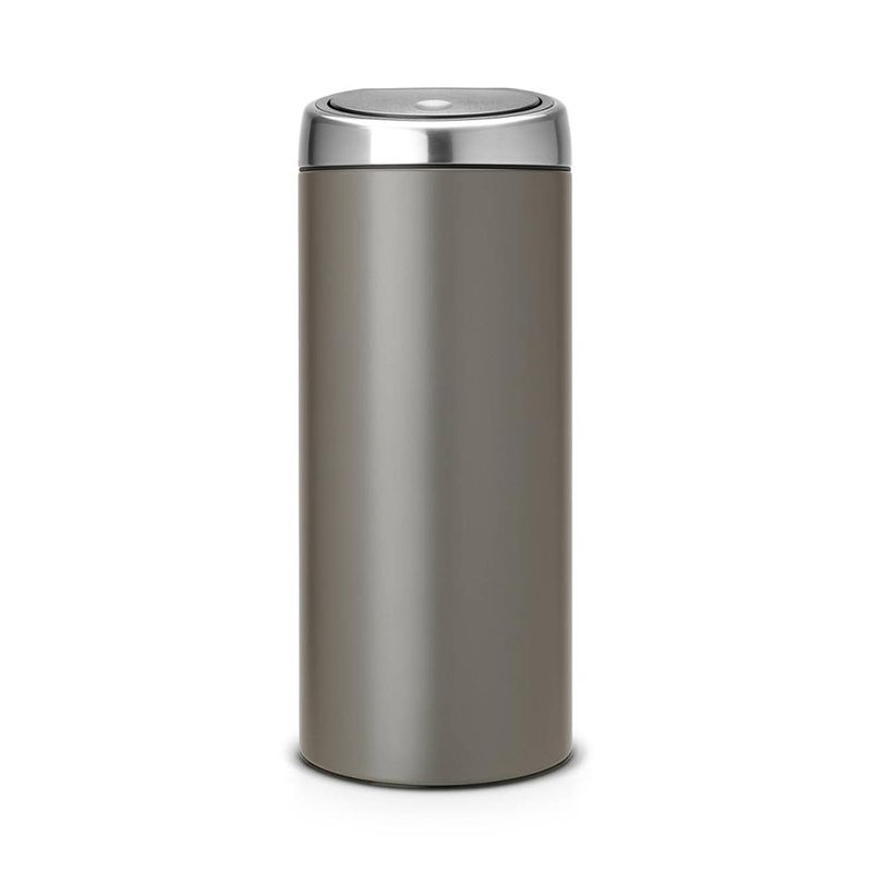 Foto van Brabantia touch bin 30 l - platinum