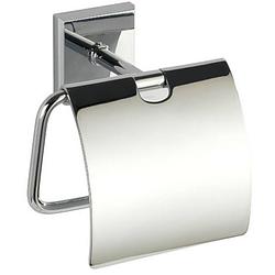 Foto van Wenko toiletrolhouder laceno power-loc 14,5 x 8 cm abs zilver