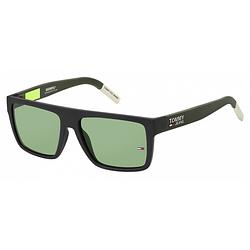 Foto van Tommy hilfiger zonnebril 0004/s unisex cat. 3 nylon zwart/groen