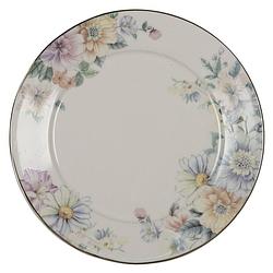 Foto van Clayre & eef servies ontbijtbord ø 20*2 cm wit porselein bloemen eetbord wit eetbord