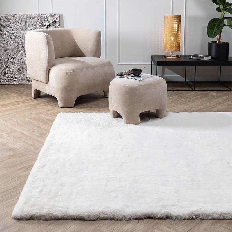 Foto van Grandstone vloerkleed comfy - creme 100 ø