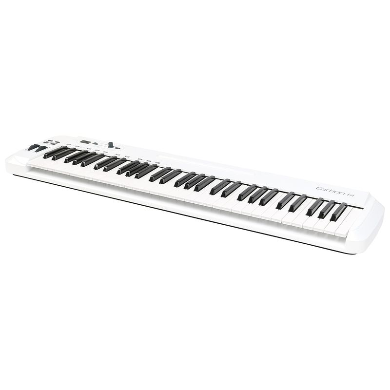 Foto van Samson carbon 61 usb midi keyboard met ipad stand