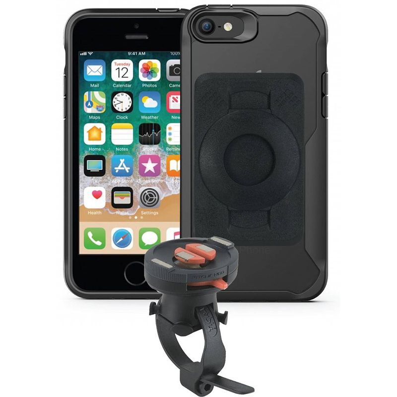 Foto van Tigra sport telefoonhouder met hoes fitclic neo lite iphone 5/5s/5e