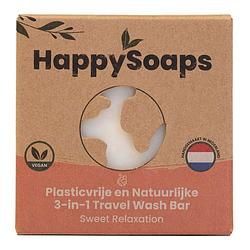Foto van Happysoaps 3-in-1 travel wash bar - sweet relaxation