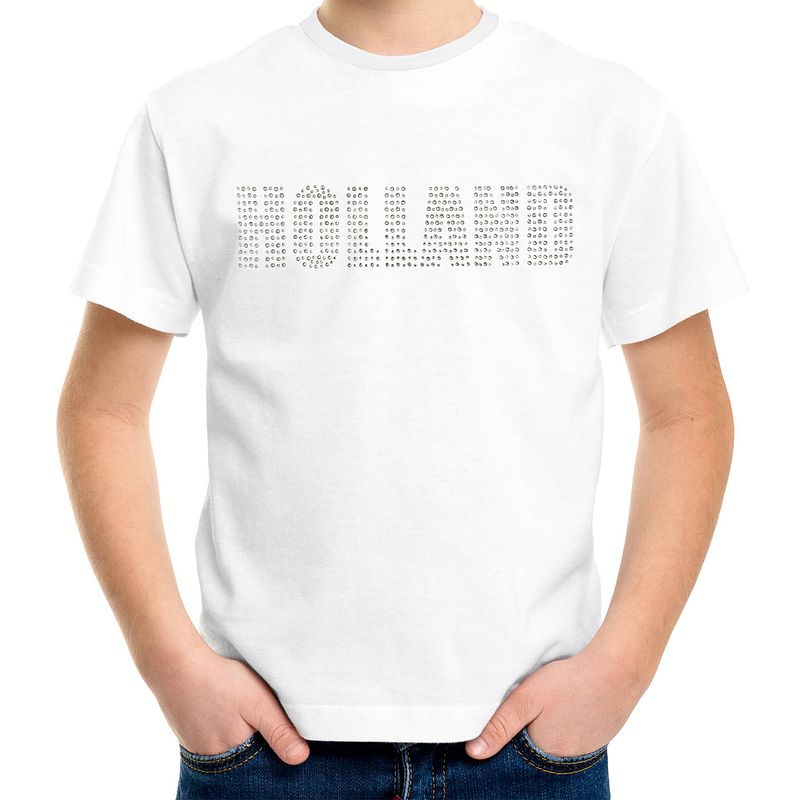 Foto van Glitter holland t-shirt wit rhinestone steentjes voor kinderen nederland supporter ek/ wk l - feestshirts