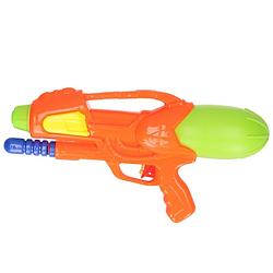 Foto van 1x waterpistolen/waterpistool oranje van 30 cm kinderspeelgoed - waterpistolen